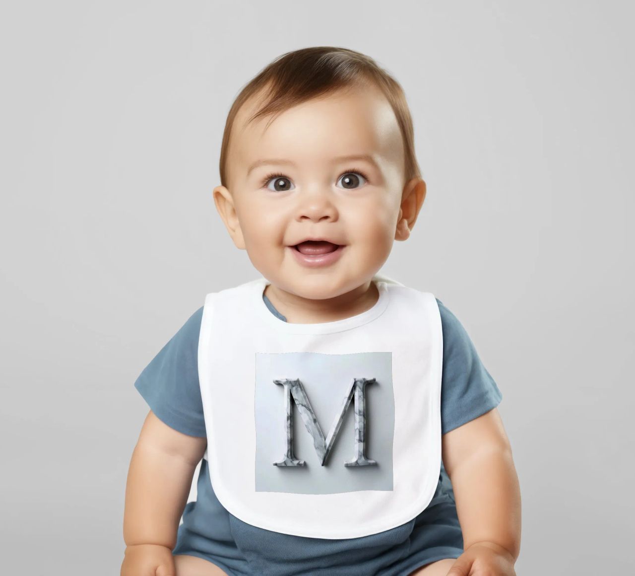 Monogramma "M" in marmo bavaglino da inspirational quote