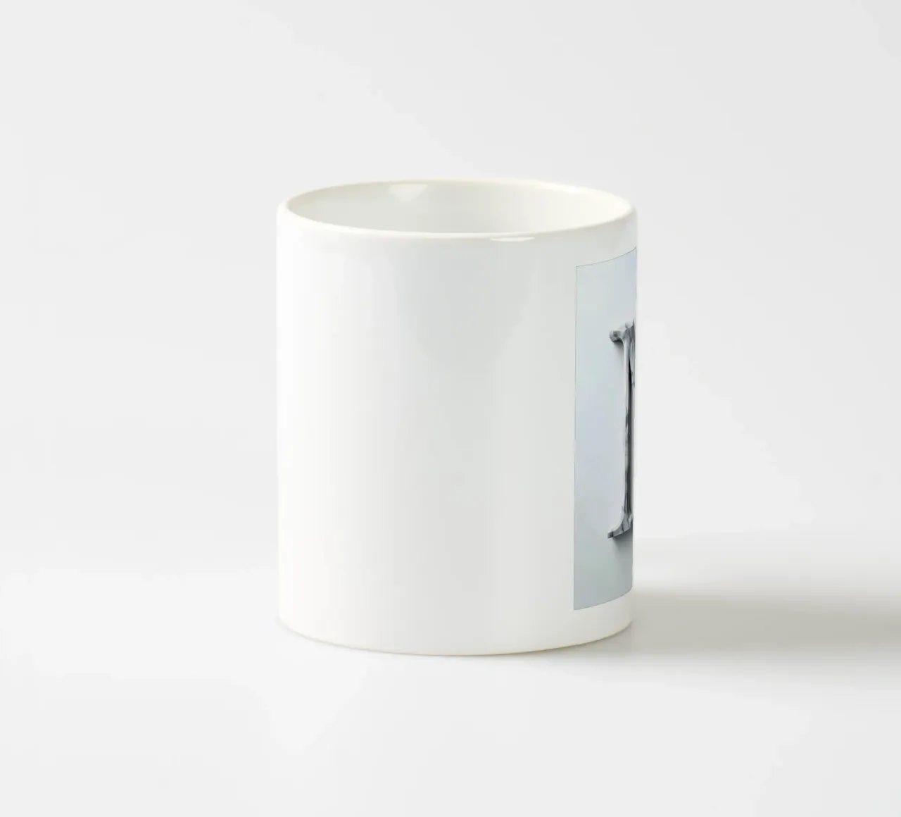 Marble Monogram "M" Keramik Tasse von inspirational quote