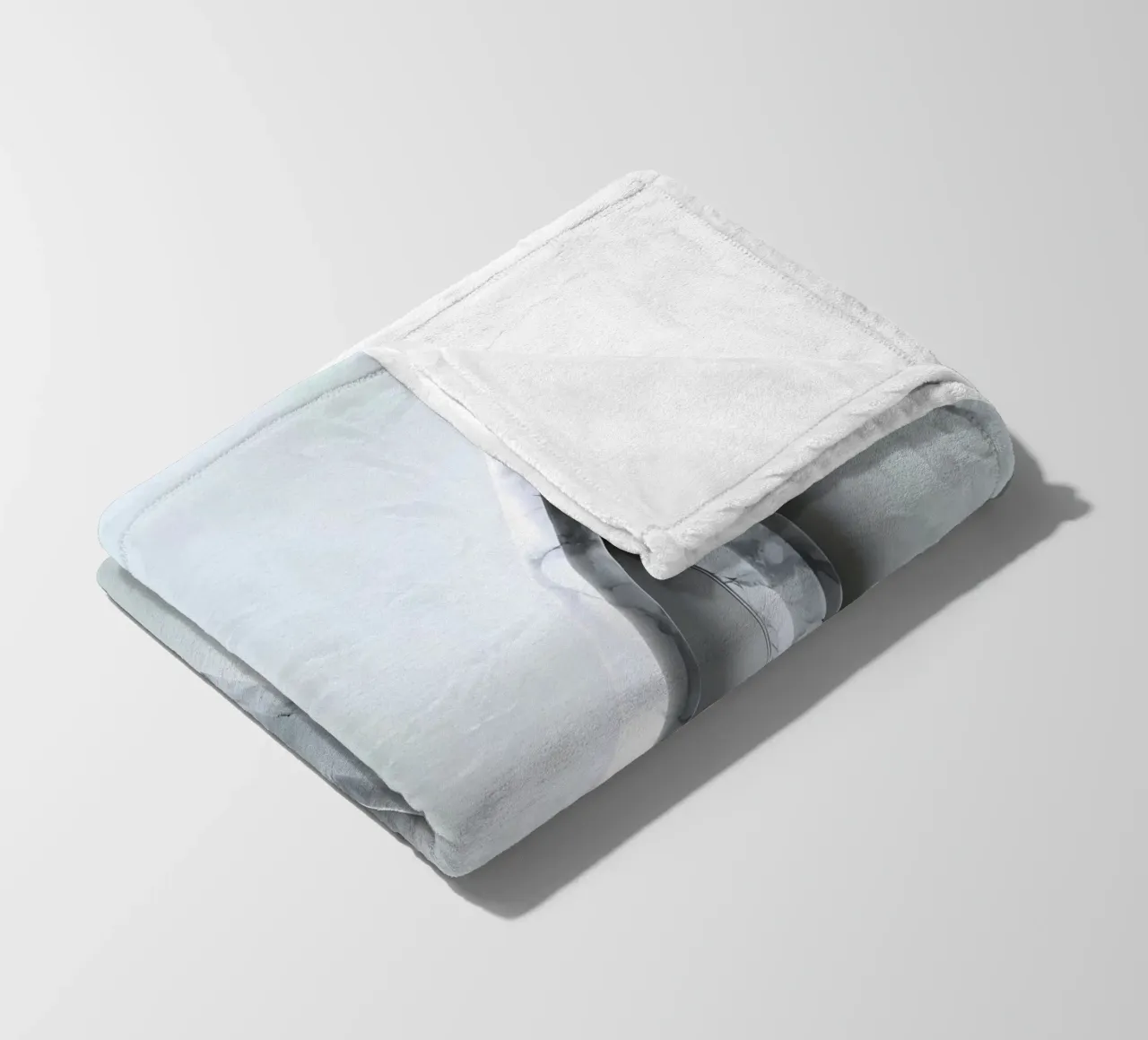 Monogramma "M" in marmo coperta in pile da inspirational quote