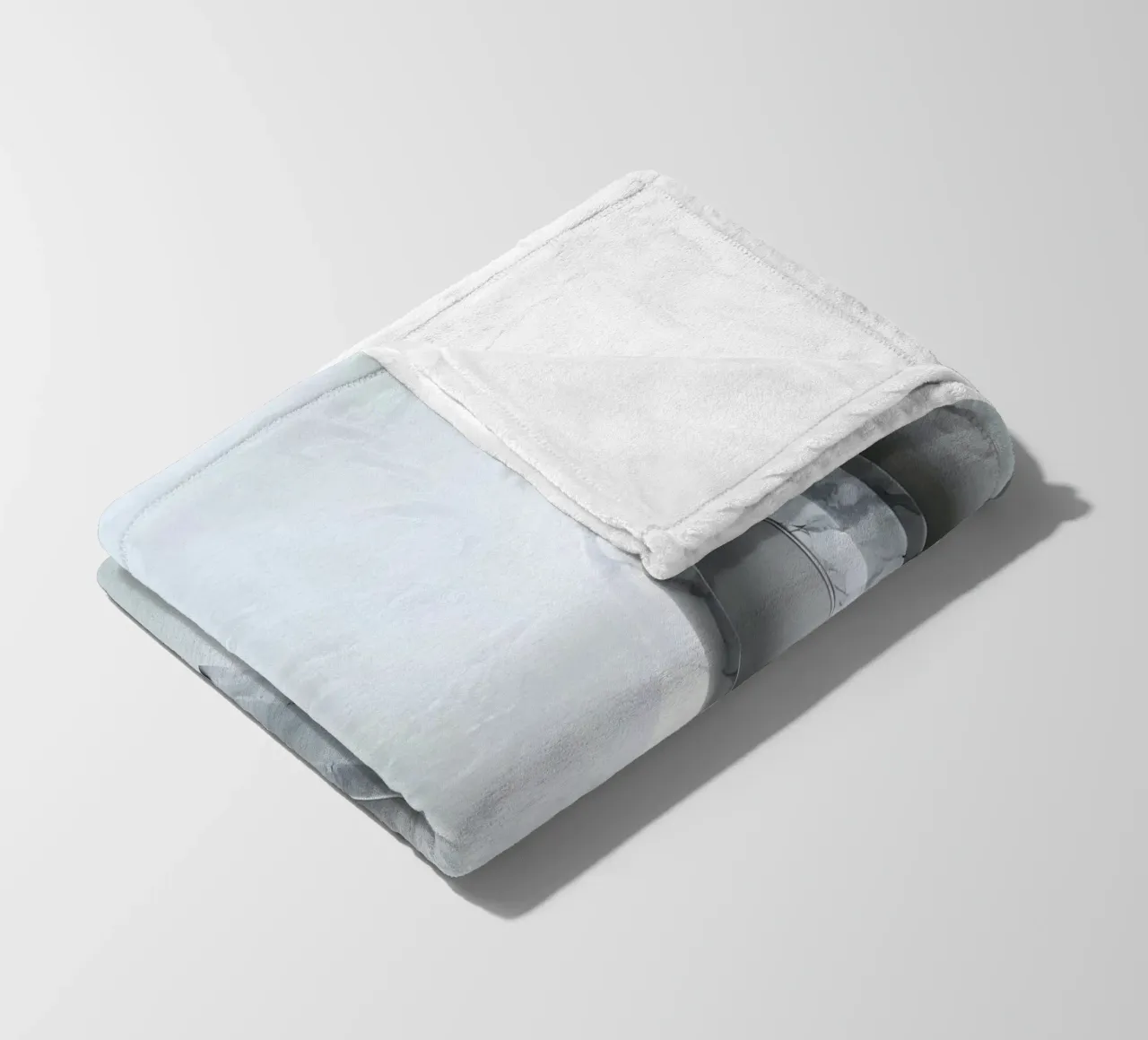 Monogramma "M" in marmo coperta in pile da inspirational quote