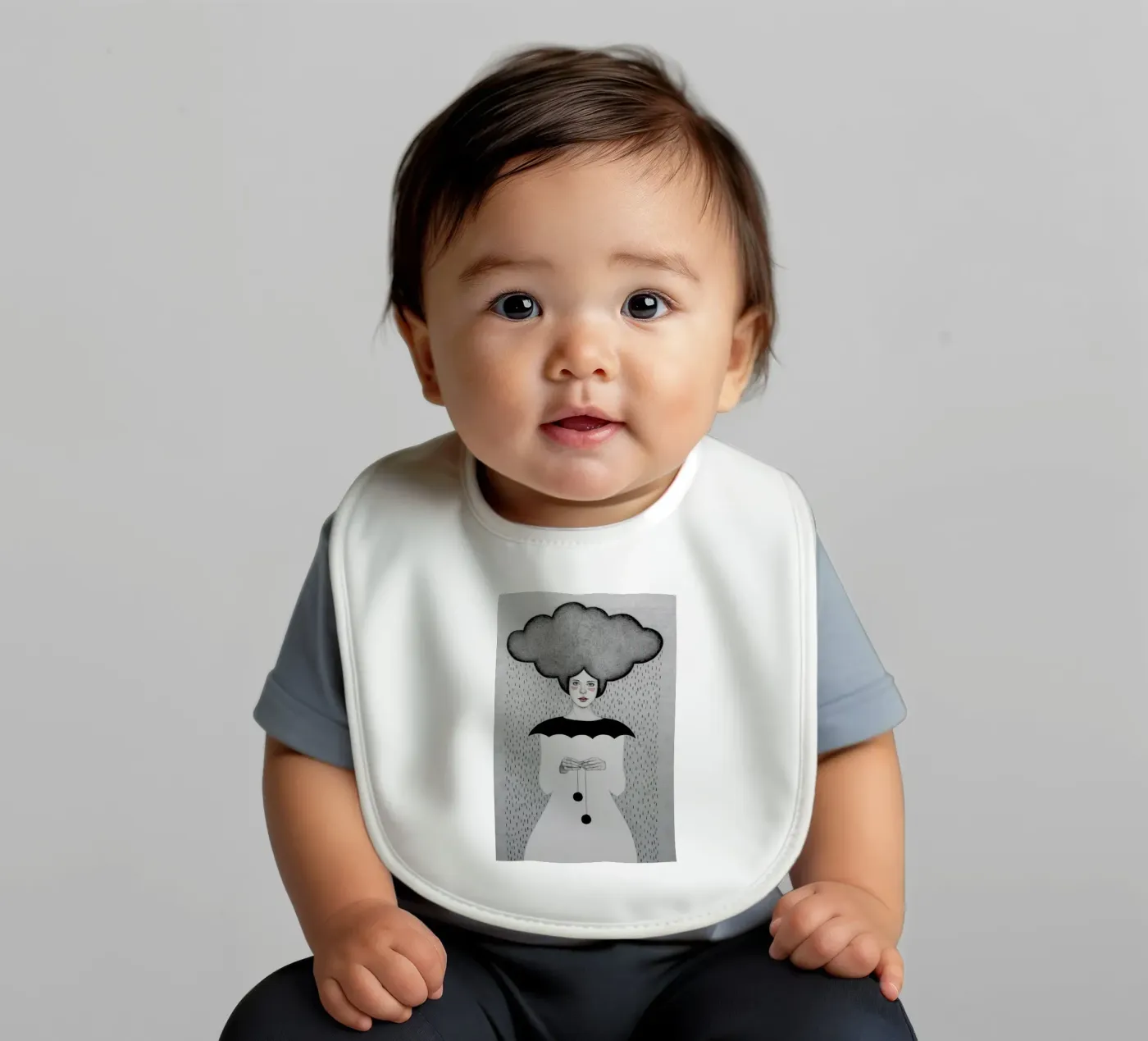 Amanda baby bib by Sofia Bonati