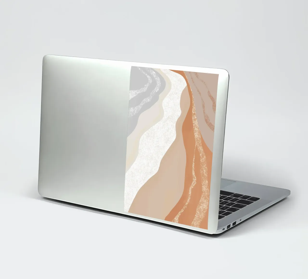 Abstract Beach Waves Artwork sticker by Melloi Art Print