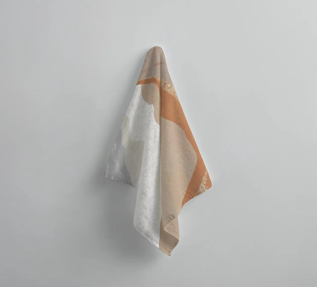 Abstract Beach Waves Artwork towel by Melloi Art Print