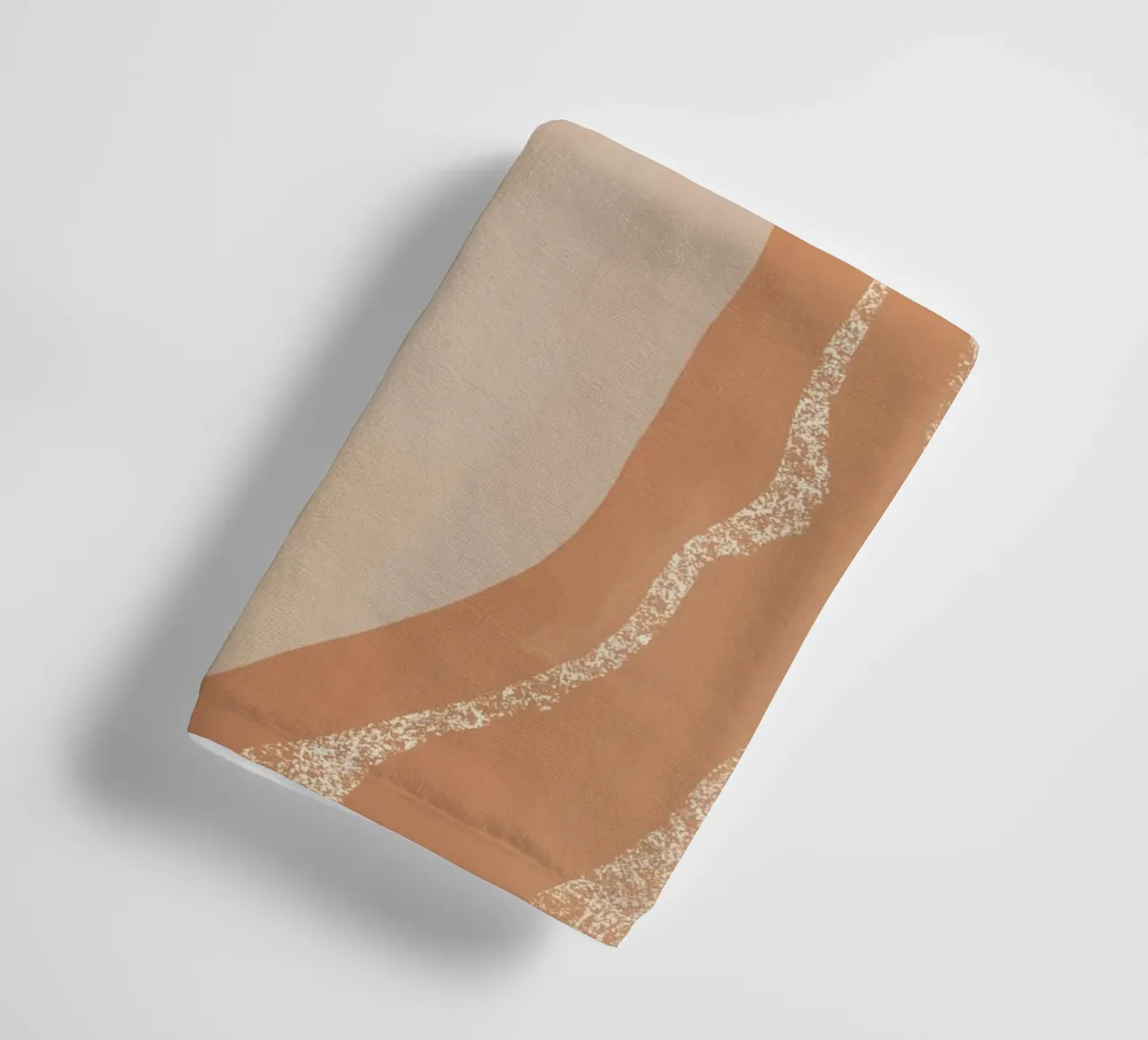 Abstract Beach Waves Artwork towel by Melloi Art Print