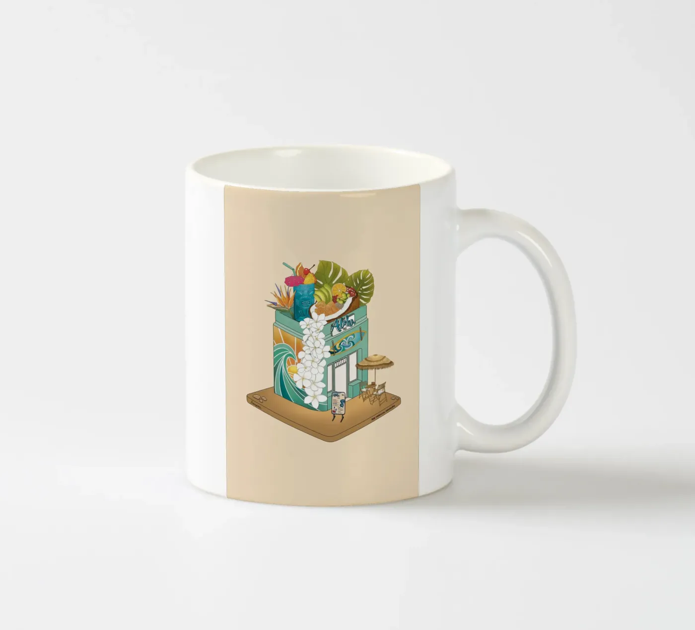 Aloha ceramic mug by StudioNaïa