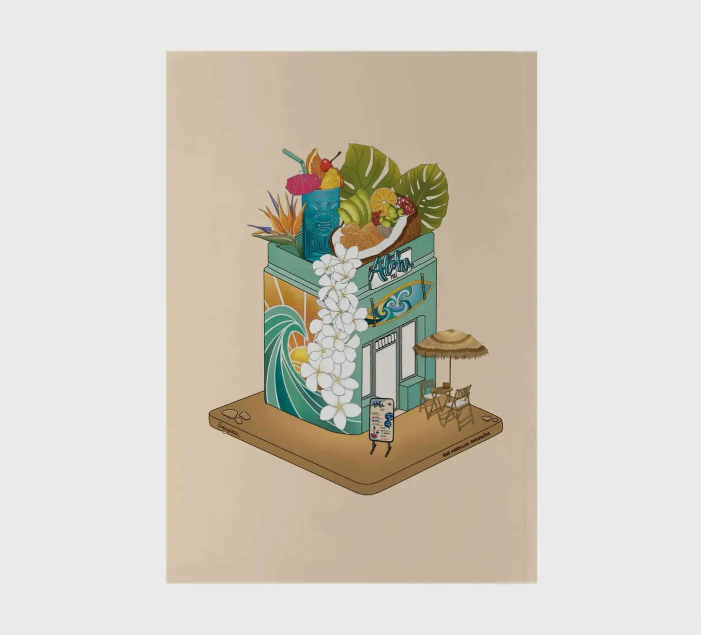 Aloha notebook by StudioNaïa