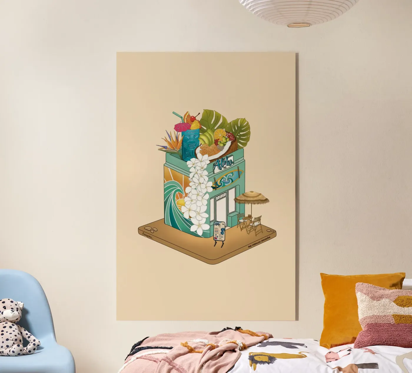 Aloha Acryl-Glas von StudioNaïa