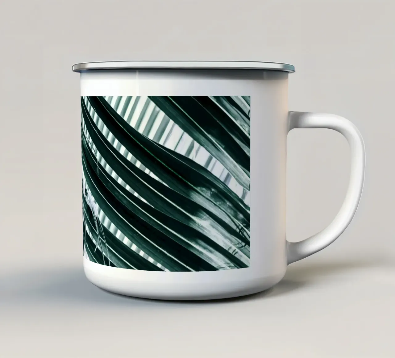 Foglie di palma tazza in smalto da Léa Lefebvre Photography