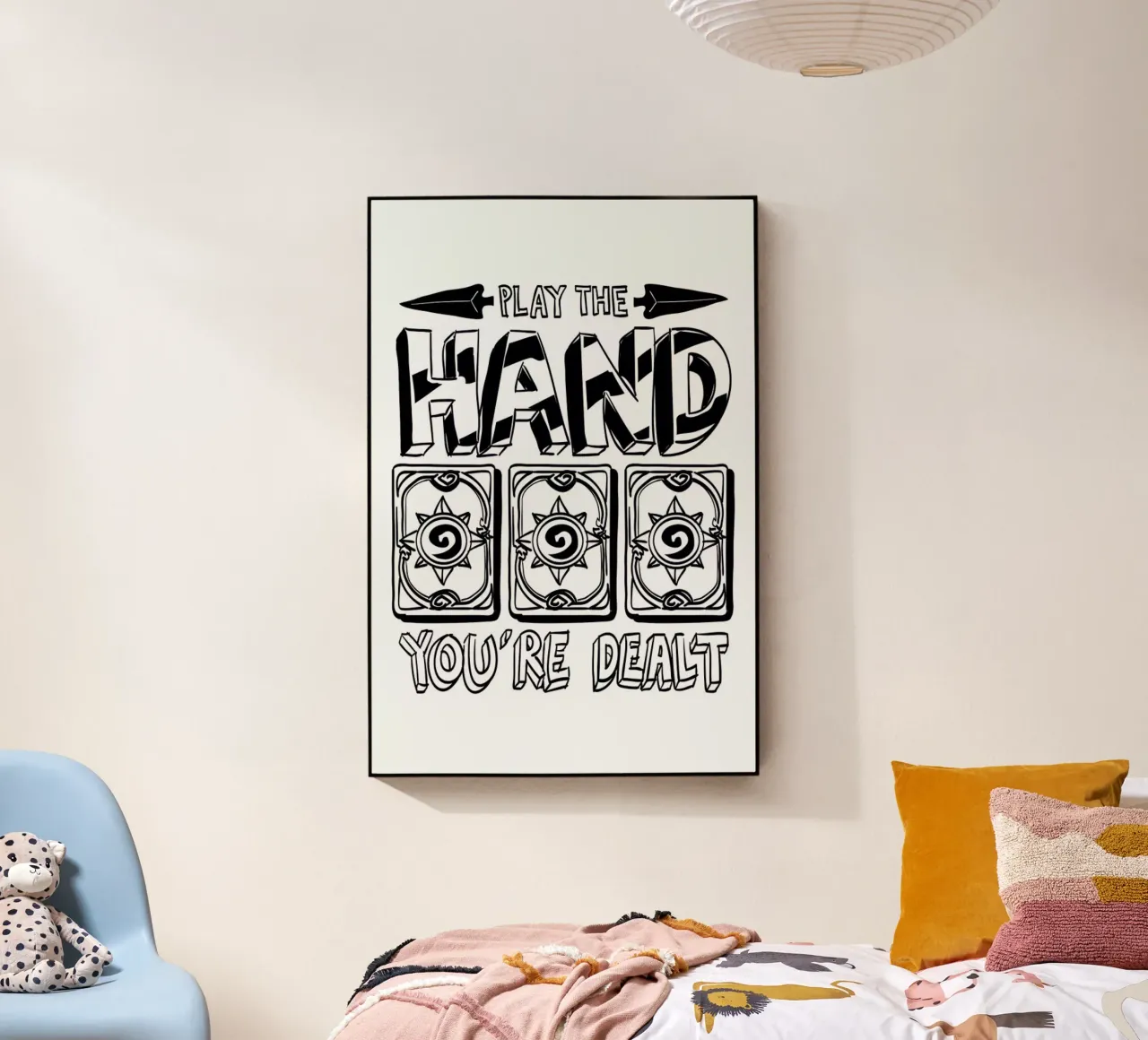 Play The Hand plexiglass da aryamularama