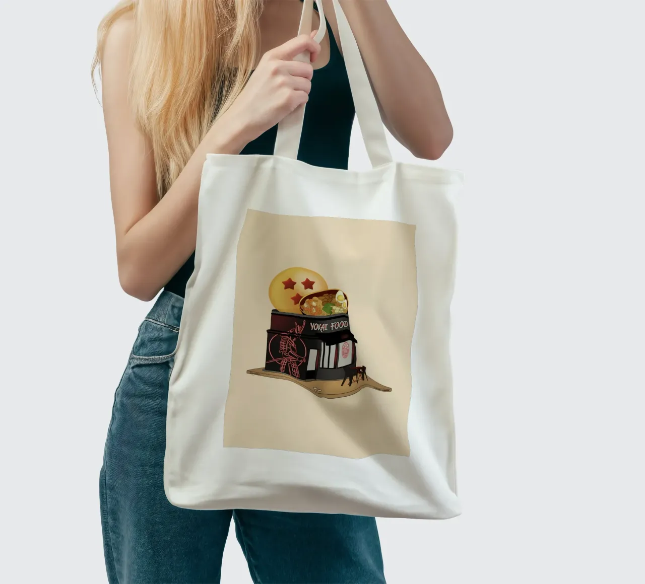 Yokai Food borsa in juta da StudioNaïa
