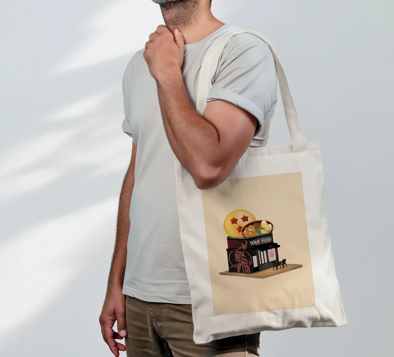 Yokai Food borsa in juta da StudioNaïa