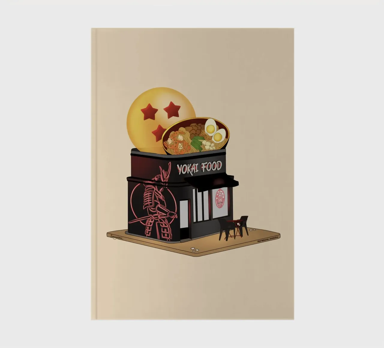 Yokai Food notebook by StudioNaïa