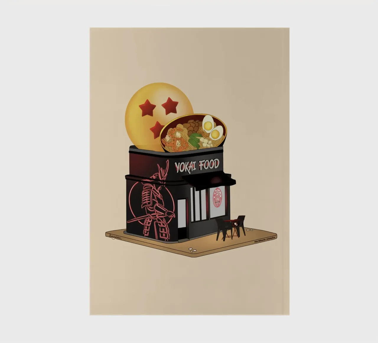 Yokai Food notebook by StudioNaïa