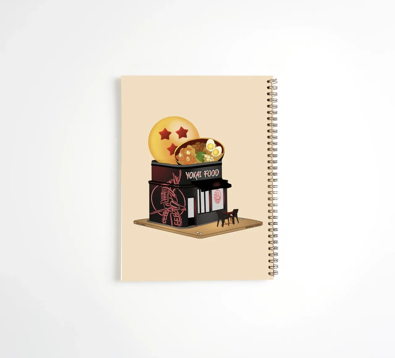 Yokai Food diario ad anelli da StudioNaïa
