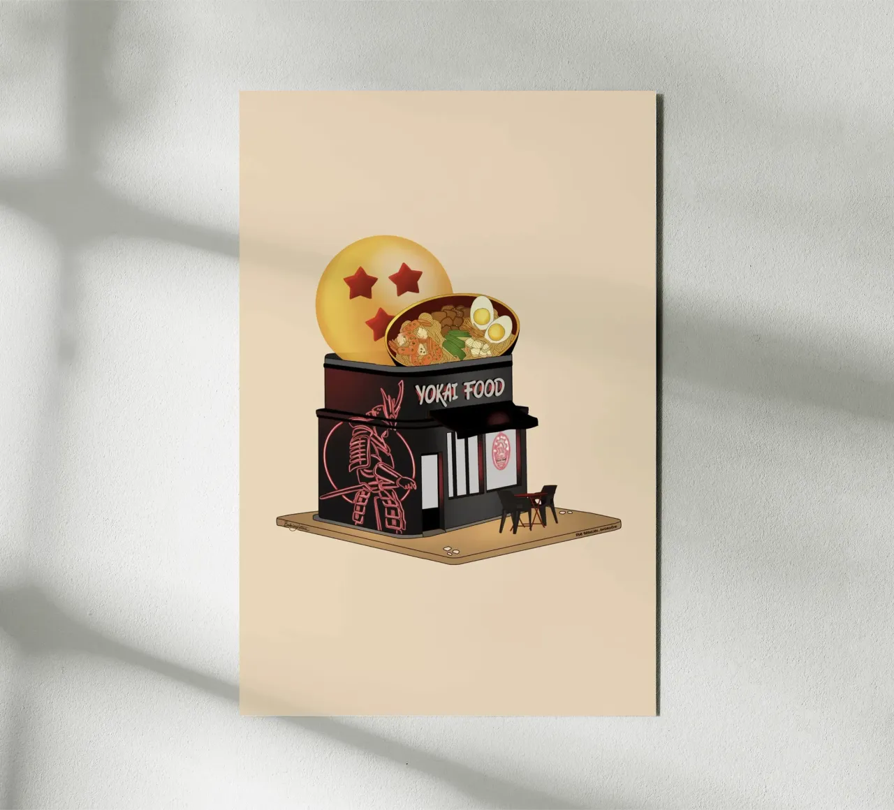 Yokai Food pannello forex da StudioNaïa