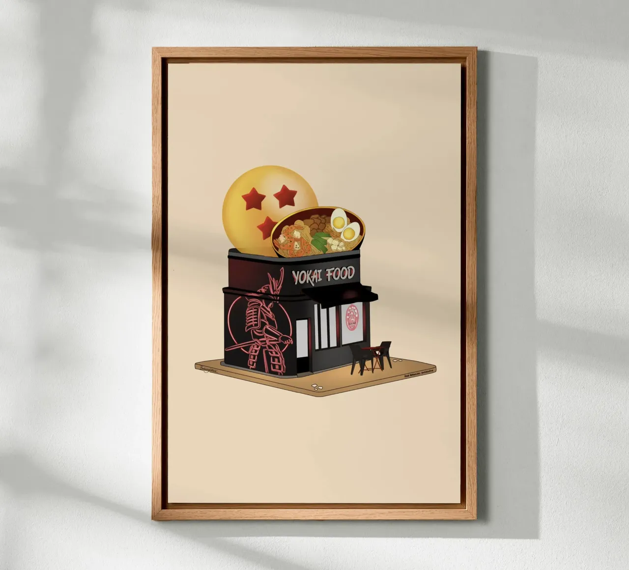 Yokai Food canvas by StudioNaïa