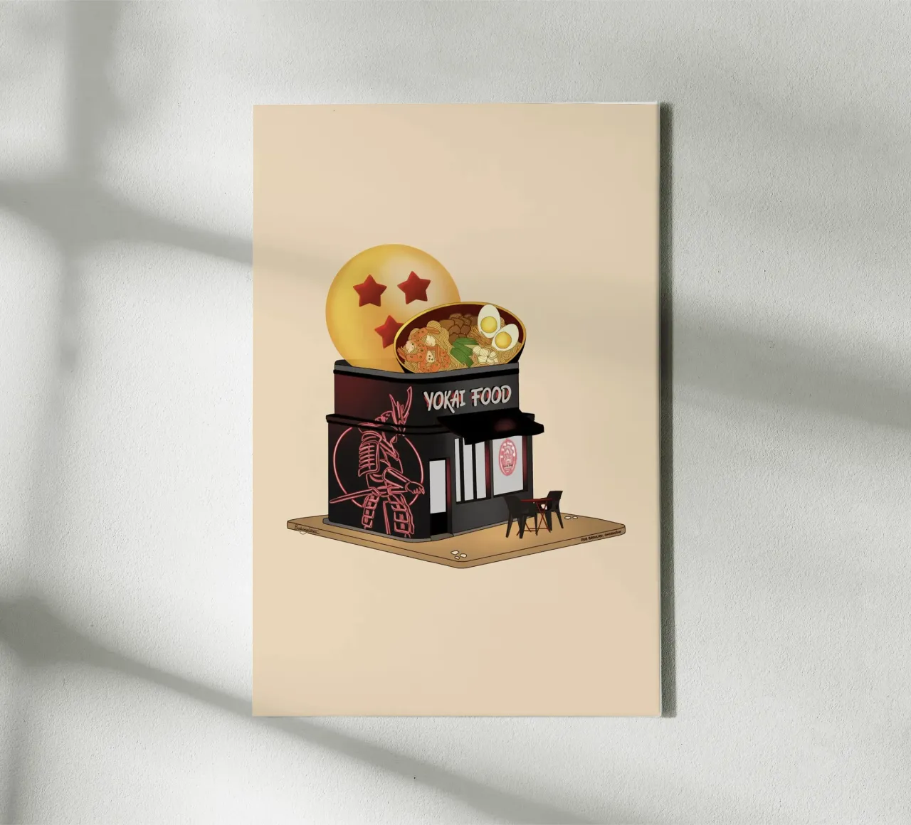 Yokai Food canvas by StudioNaïa