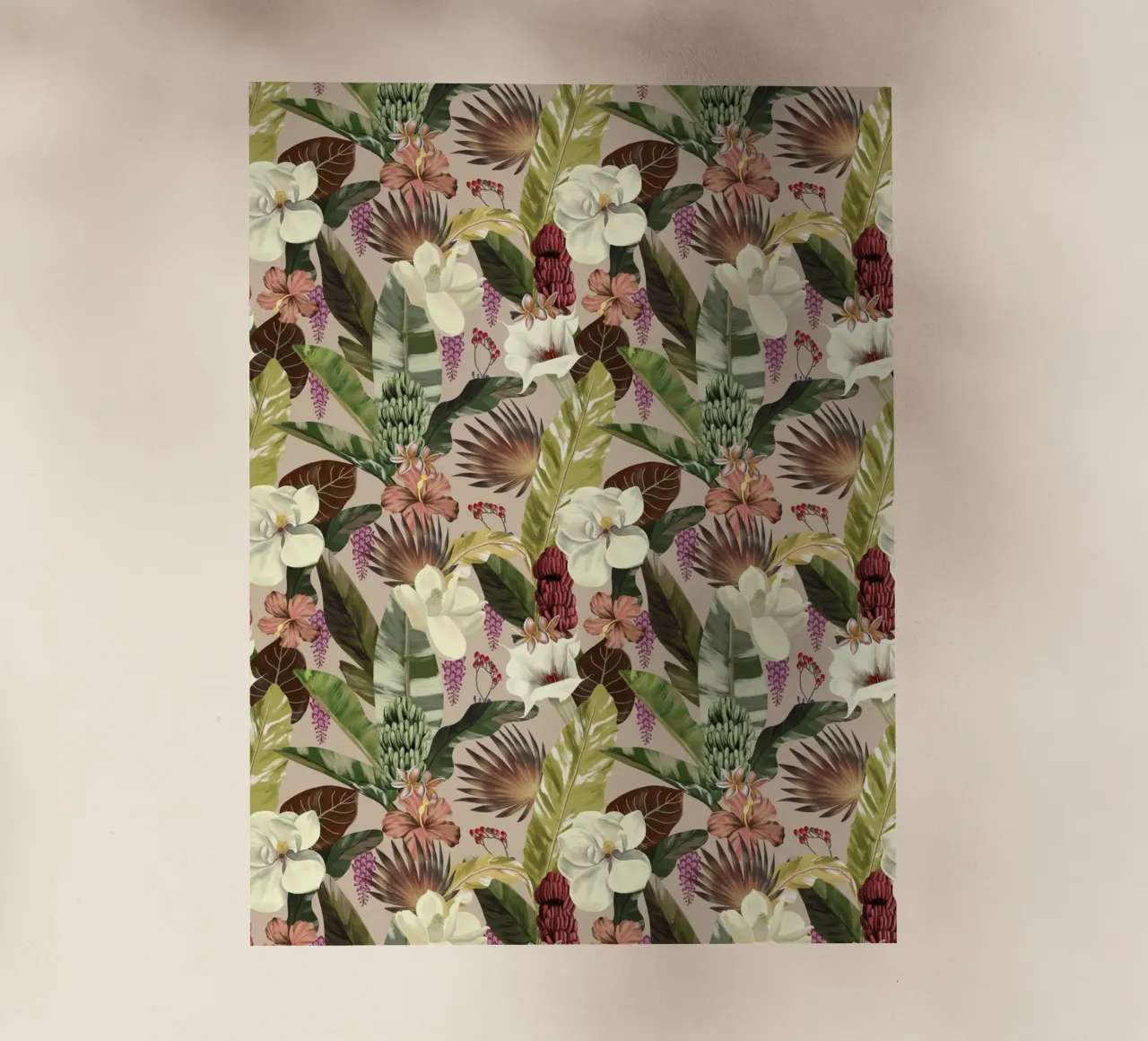 New Tropicals Summer Breeze Pattern pellicola backlit da anisillustration
