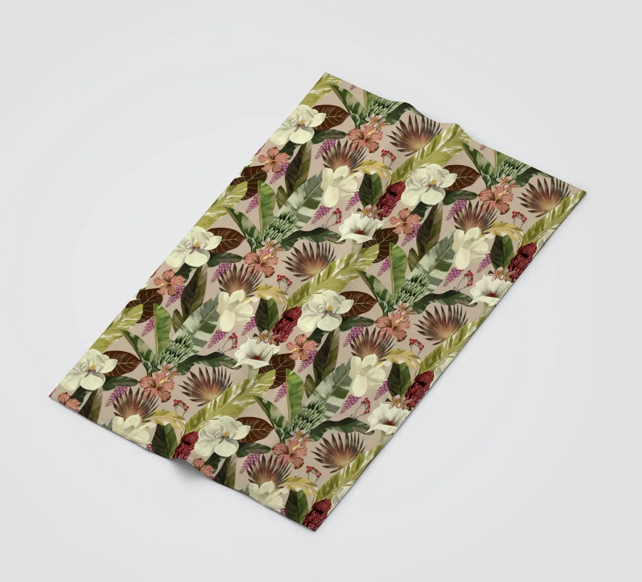 New Tropicals Summer Breeze Pattern coperta in pile da anisillustration