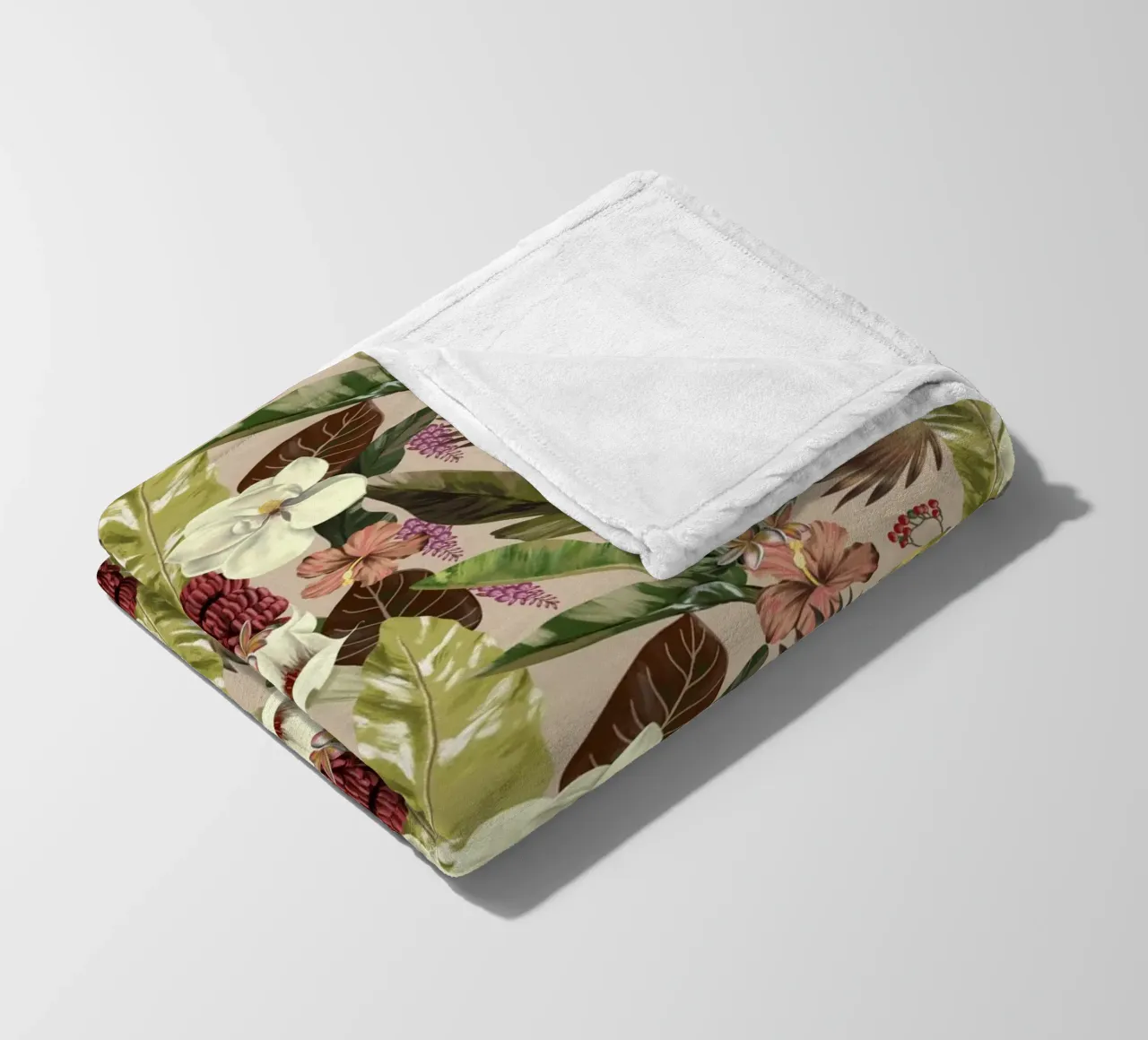 New Tropicals Summer Breeze Pattern coperta in pile da anisillustration