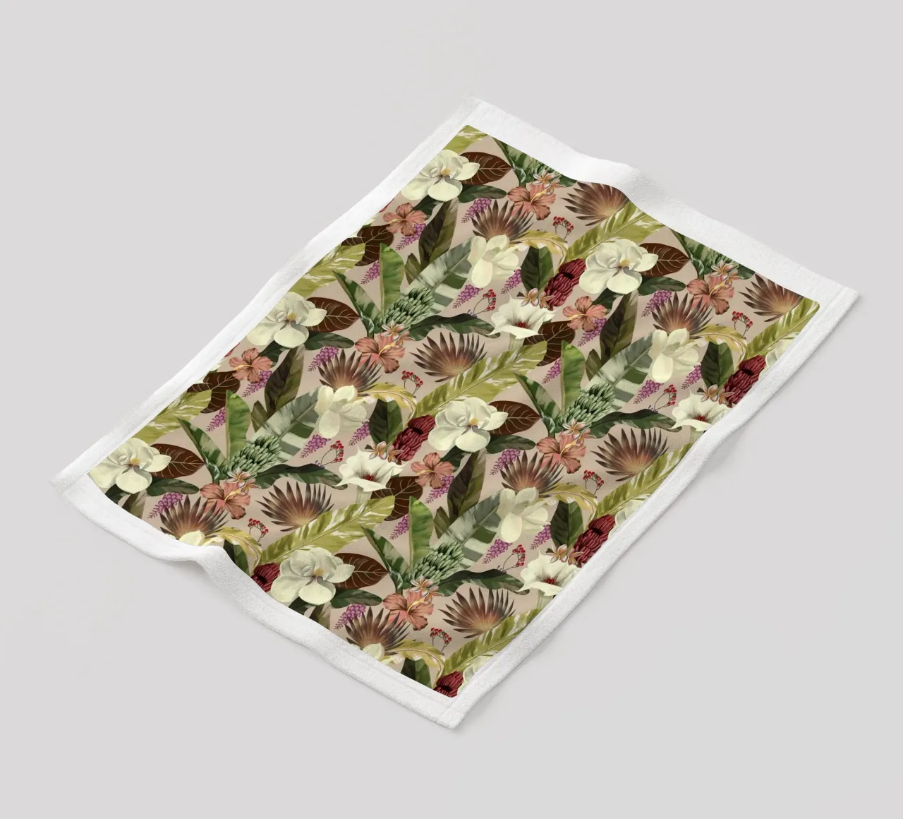 New Tropicals Summer Breeze Pattern coperta in pile da anisillustration
