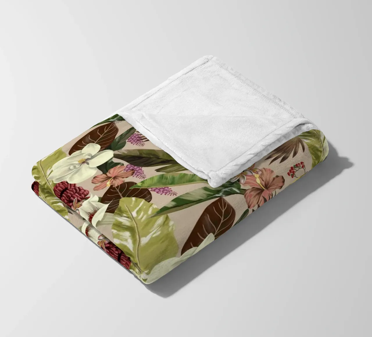 New Tropicals Summer Breeze Pattern coperta in pile da anisillustration