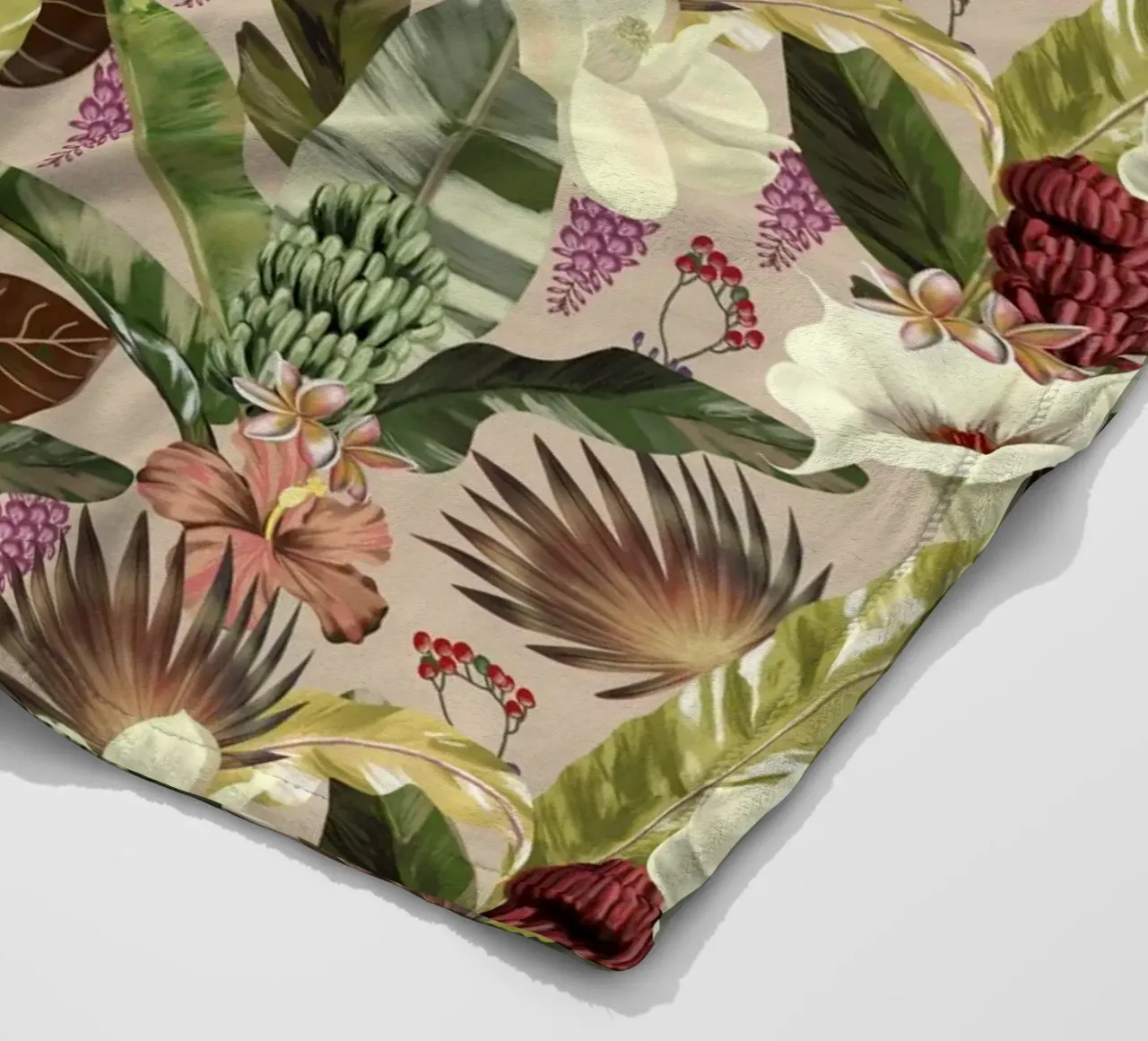 New Tropicals Summer Breeze Pattern coperta in pile da anisillustration