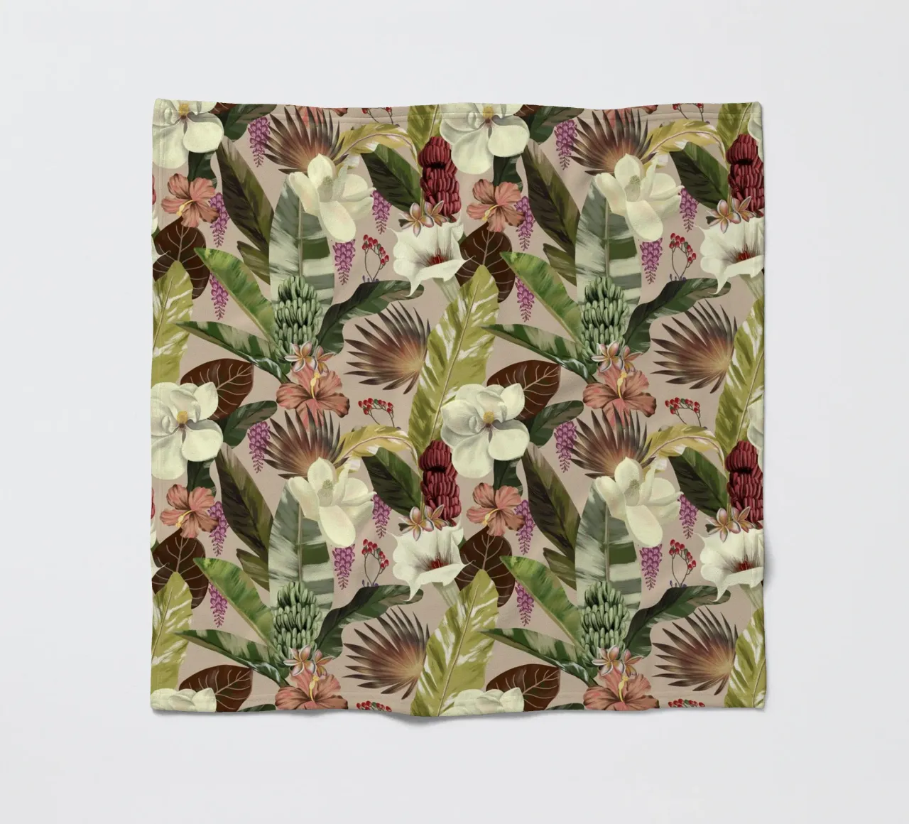 New Tropicals Summer Breeze Pattern coperta in pile da anisillustration