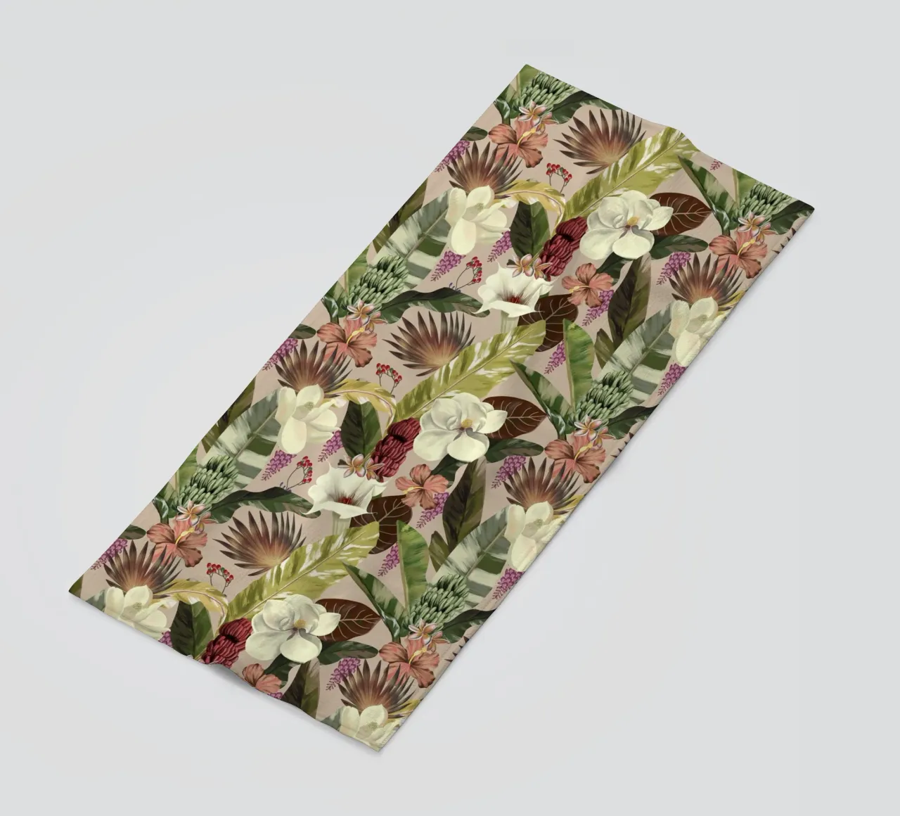 New Tropicals Summer Breeze Pattern telo mare da anisillustration