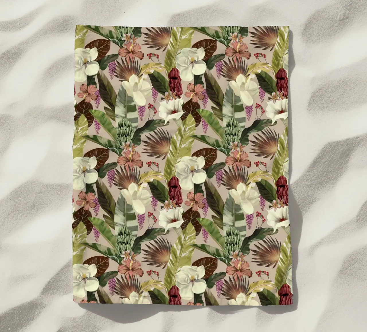 New Tropicals Summer Breeze Pattern telo mare da anisillustration