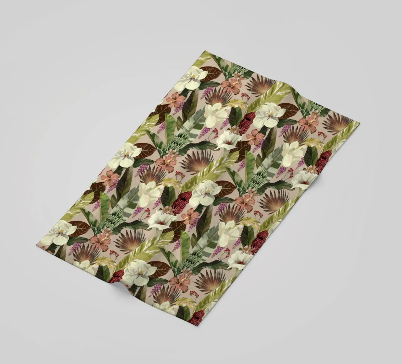New Tropicals Summer Breeze Pattern telo mare da anisillustration