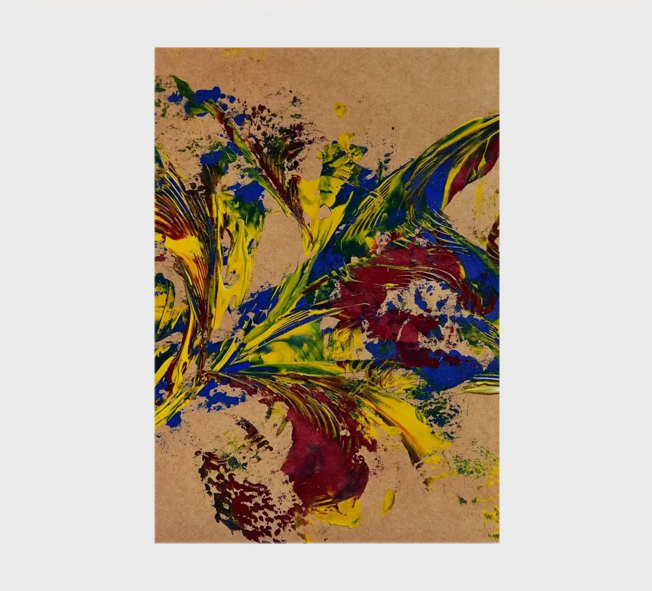 NATURAL STYLE  10 notebook by Thierry Vobmann Abstract painting