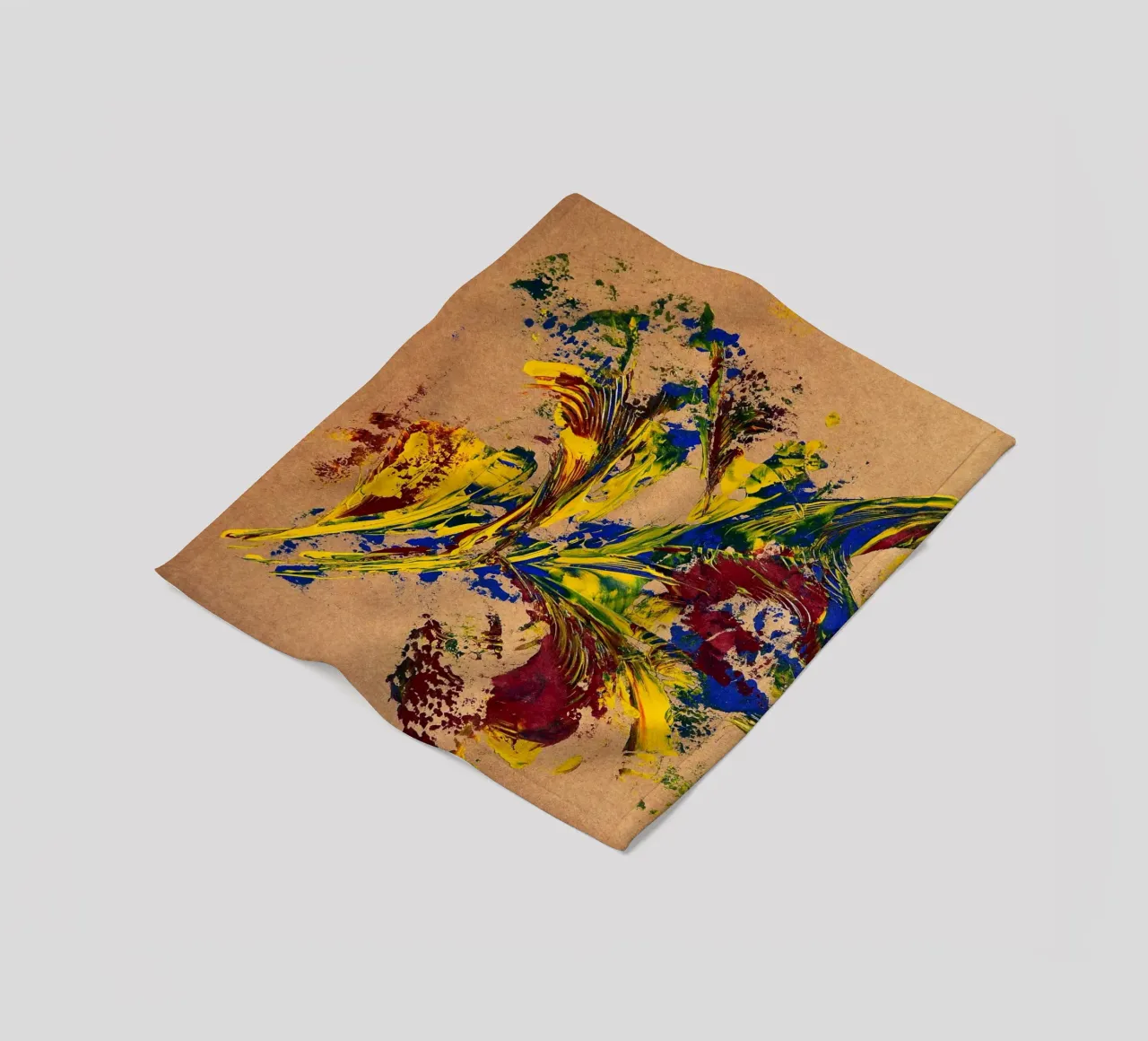 NATURAL STYLE  10 coperta in pile da Thierry Vobmann Abstract painting