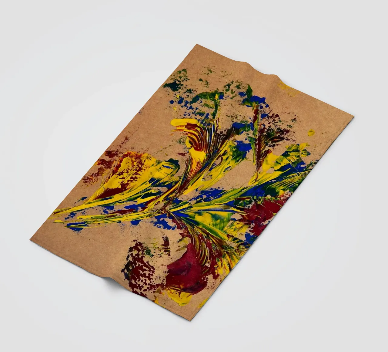 NATURAL STYLE  10 coperta in pile da Thierry Vobmann Abstract painting