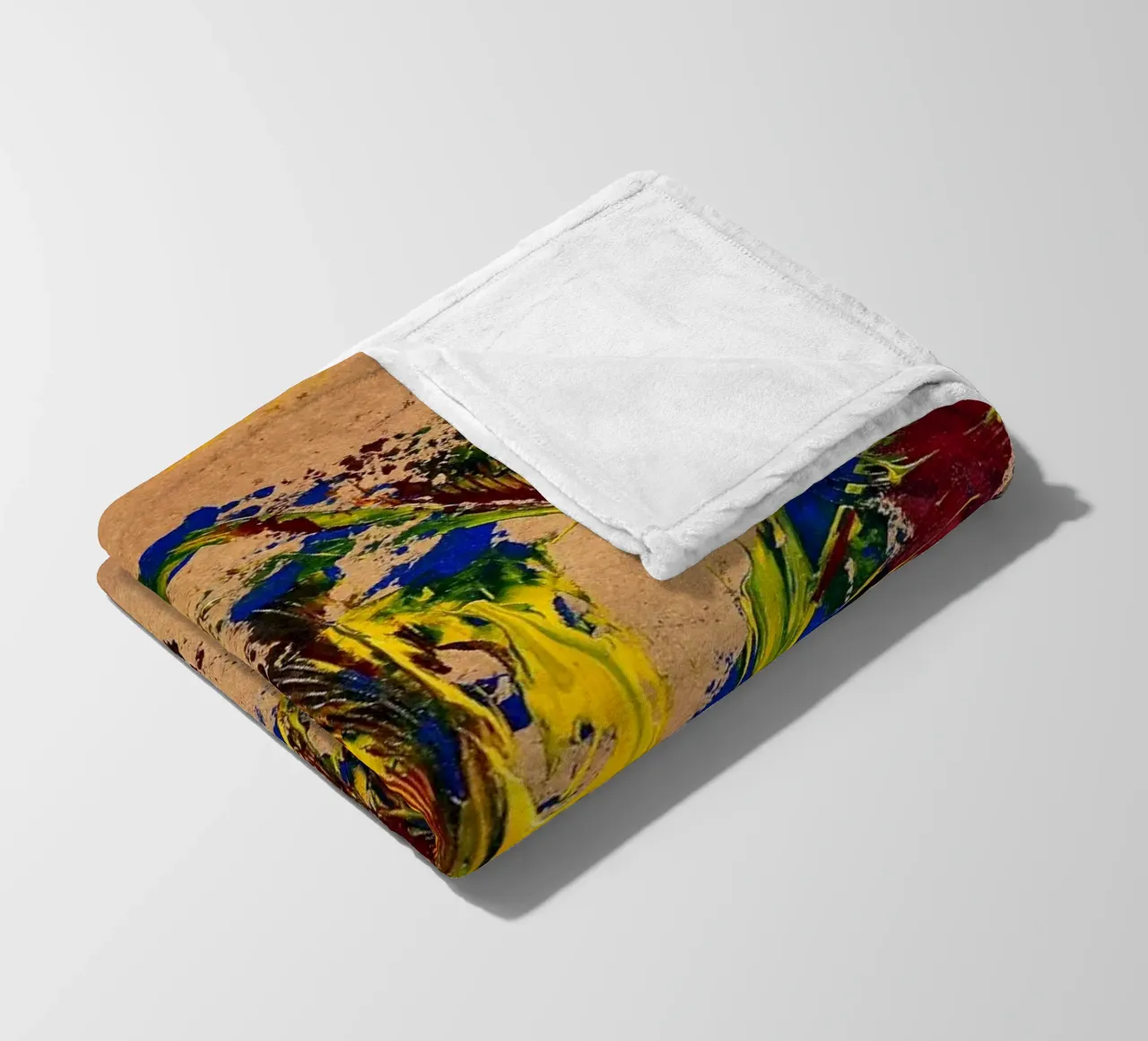 NATURAL STYLE  10 coperta in pile da Thierry Vobmann Abstract painting