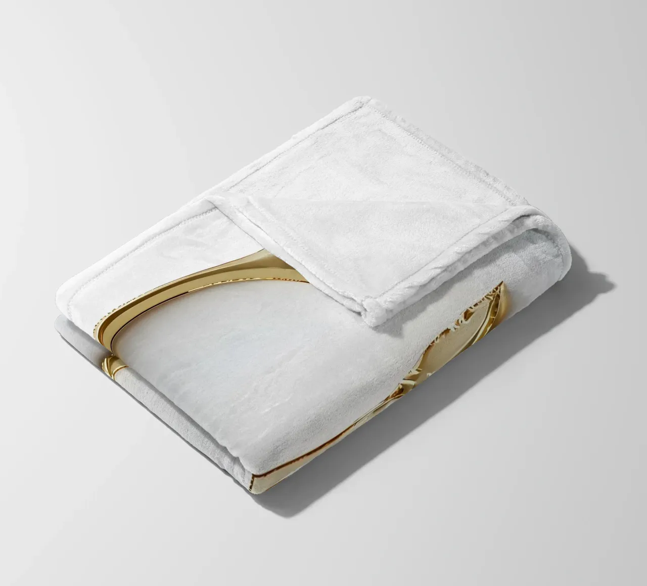 La "G" d'oro - Un'opera d'arte coperta in pile da inspirational quote