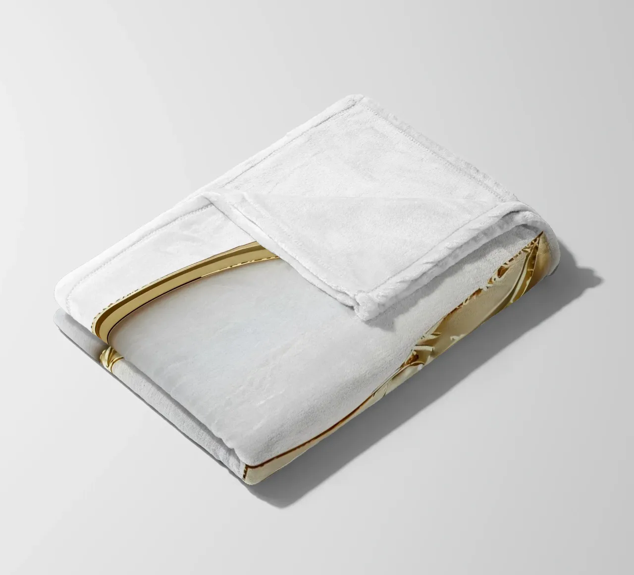 La "G" d'oro - Un'opera d'arte coperta in pile da inspirational quote