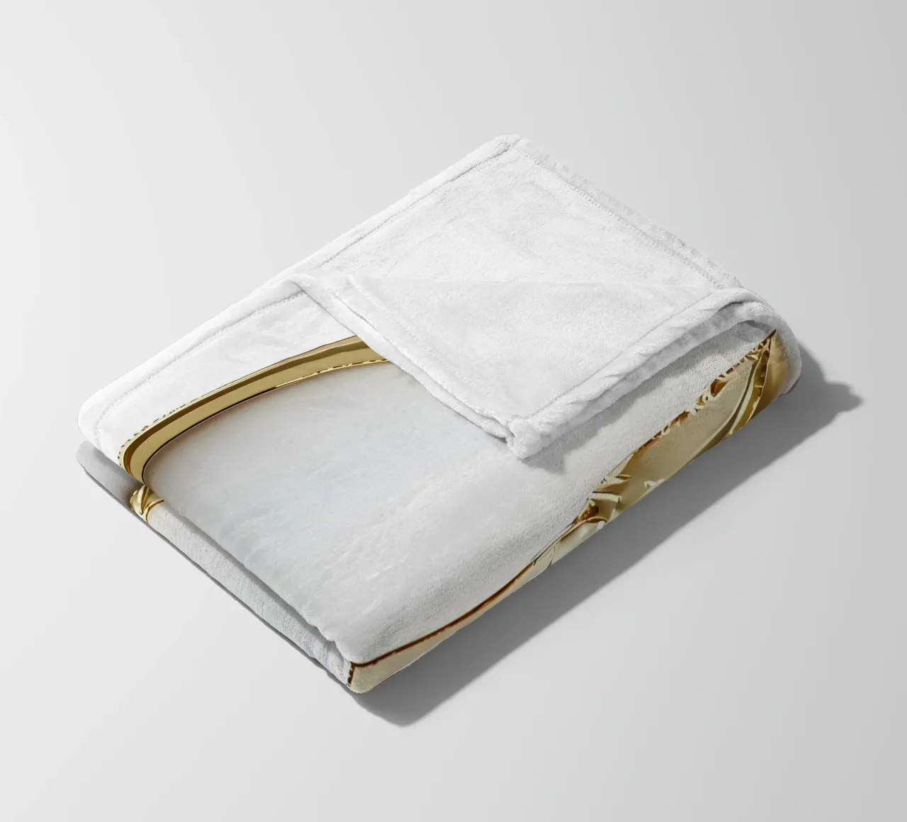 La "G" d'oro - Un'opera d'arte coperta in pile da inspirational quote
