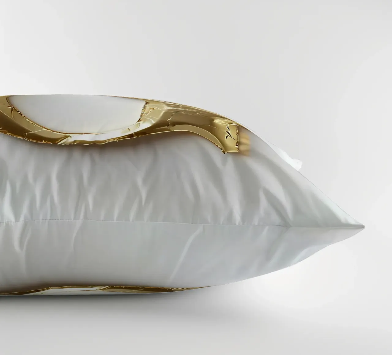La "G" d'oro - Un'opera d'arte cuscino da inspirational quote