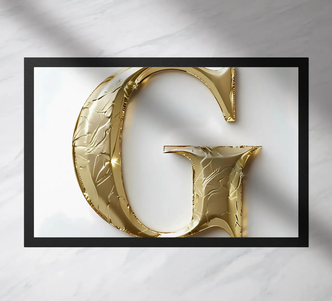 La "G" d'oro - Un'opera d'arte zerbino da inspirational quote