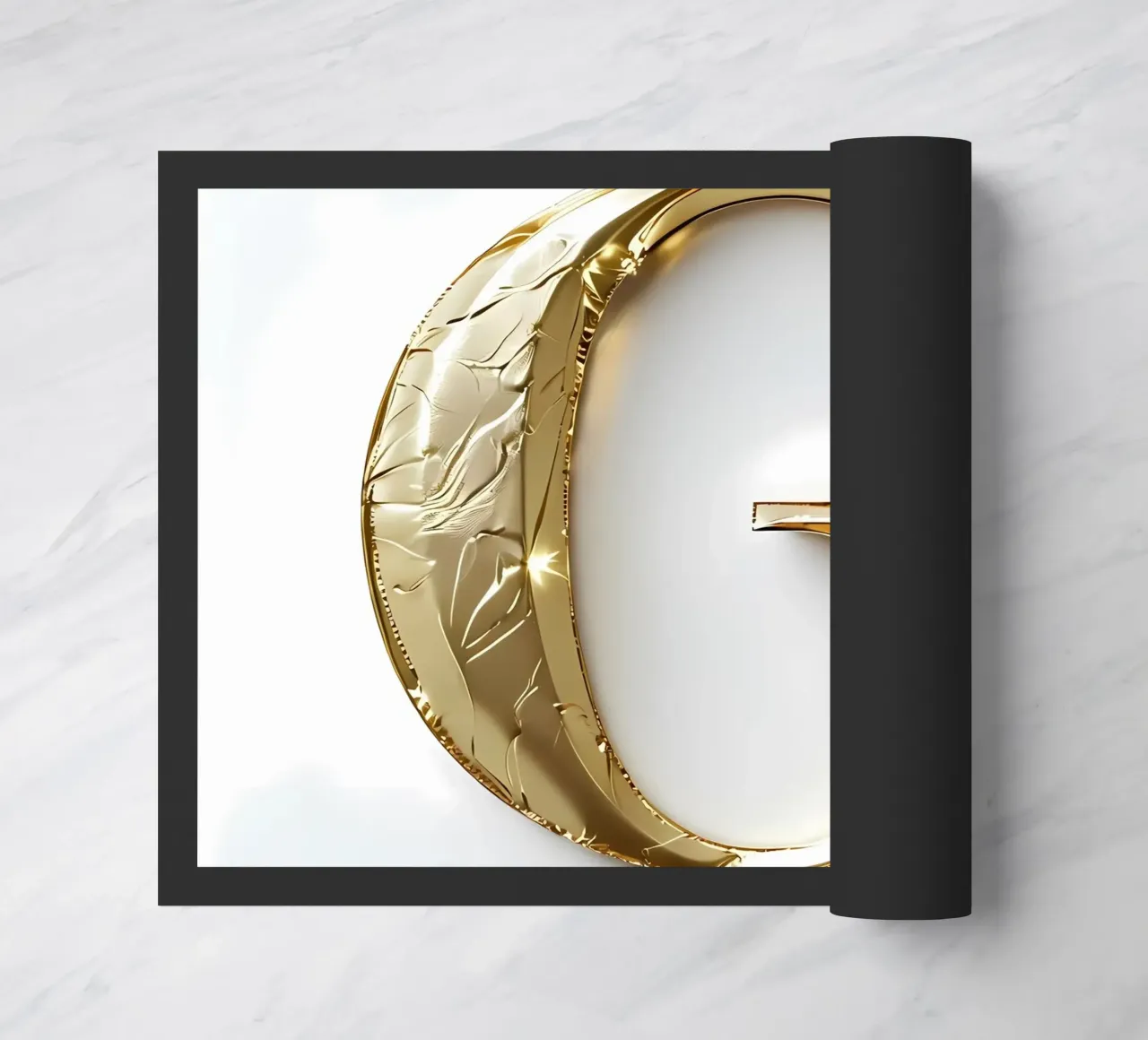 La "G" d'oro - Un'opera d'arte zerbino da inspirational quote