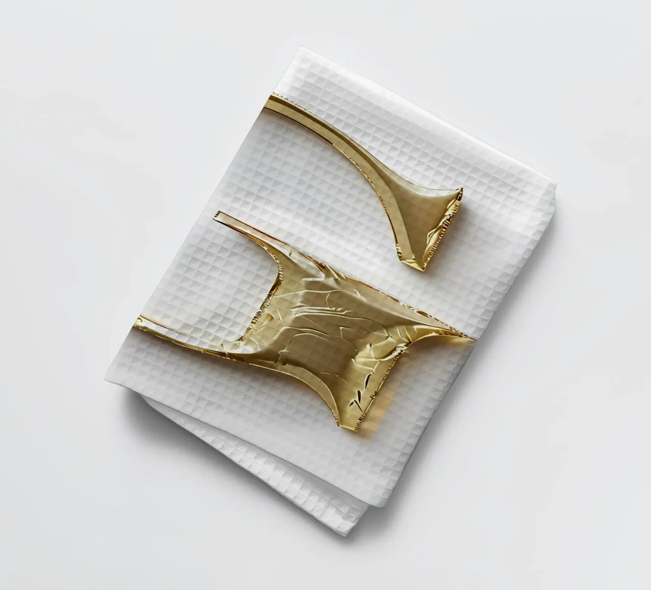 Golden "G" - Une œuvre d'art torchon de inspirational quote