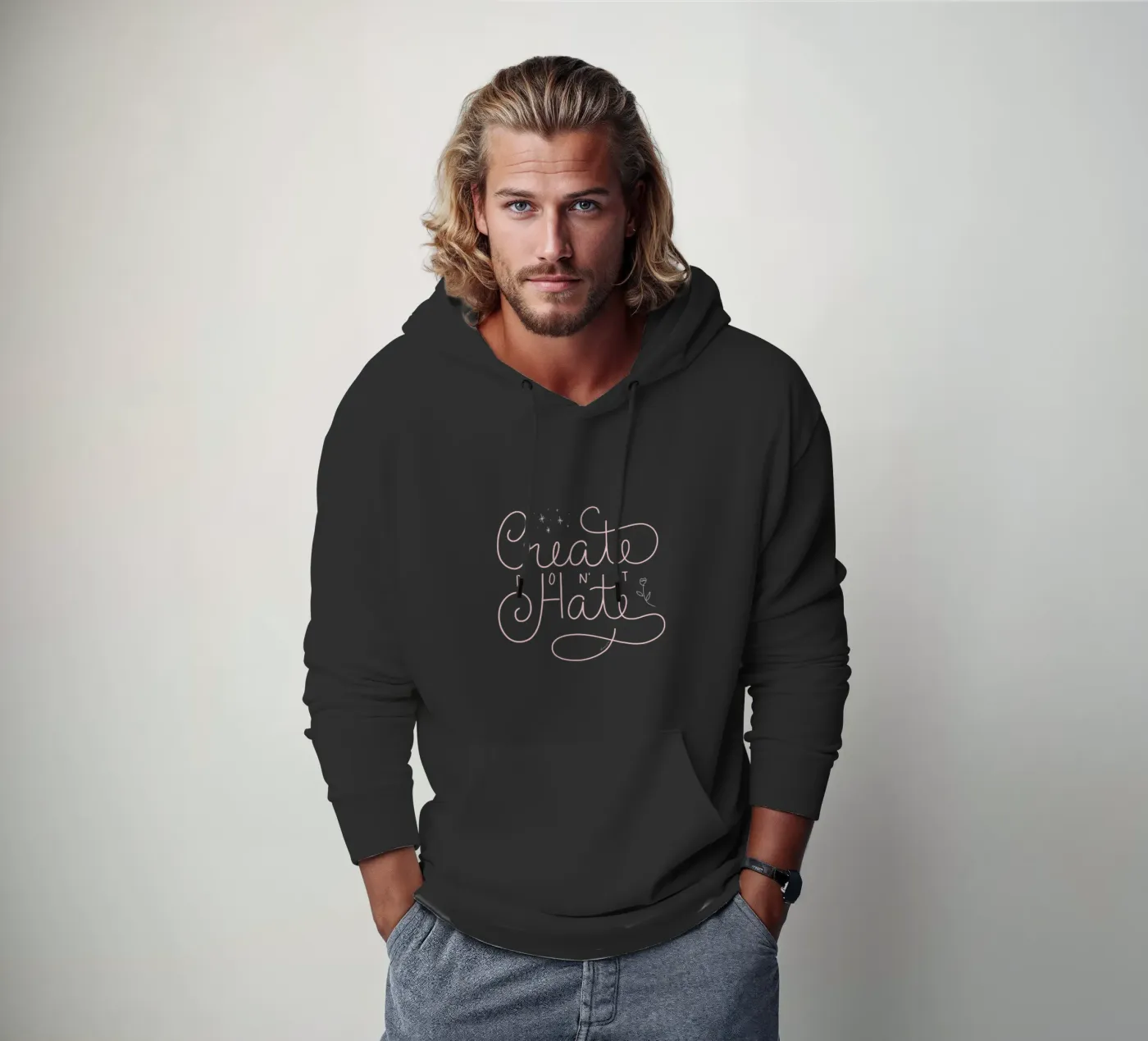 Create don't Hate sweat à capuche de anisillustration