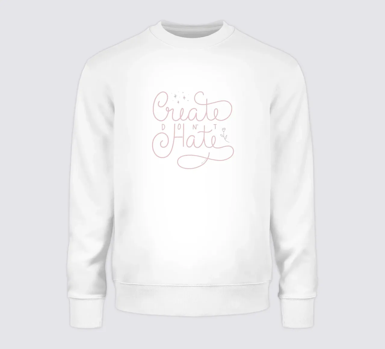 Create don't Hate Sweatshirt von anisillustration