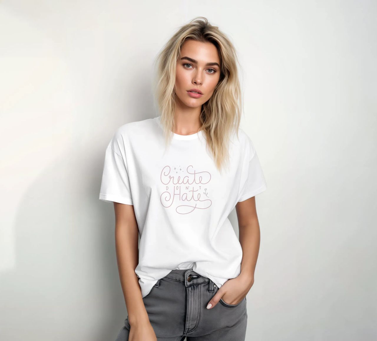 Create don't Hate t-shirt da anisillustration