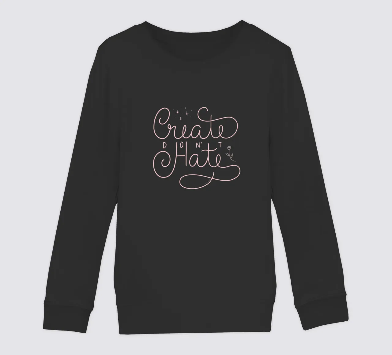 Create don't Hate felpa bambino da anisillustration