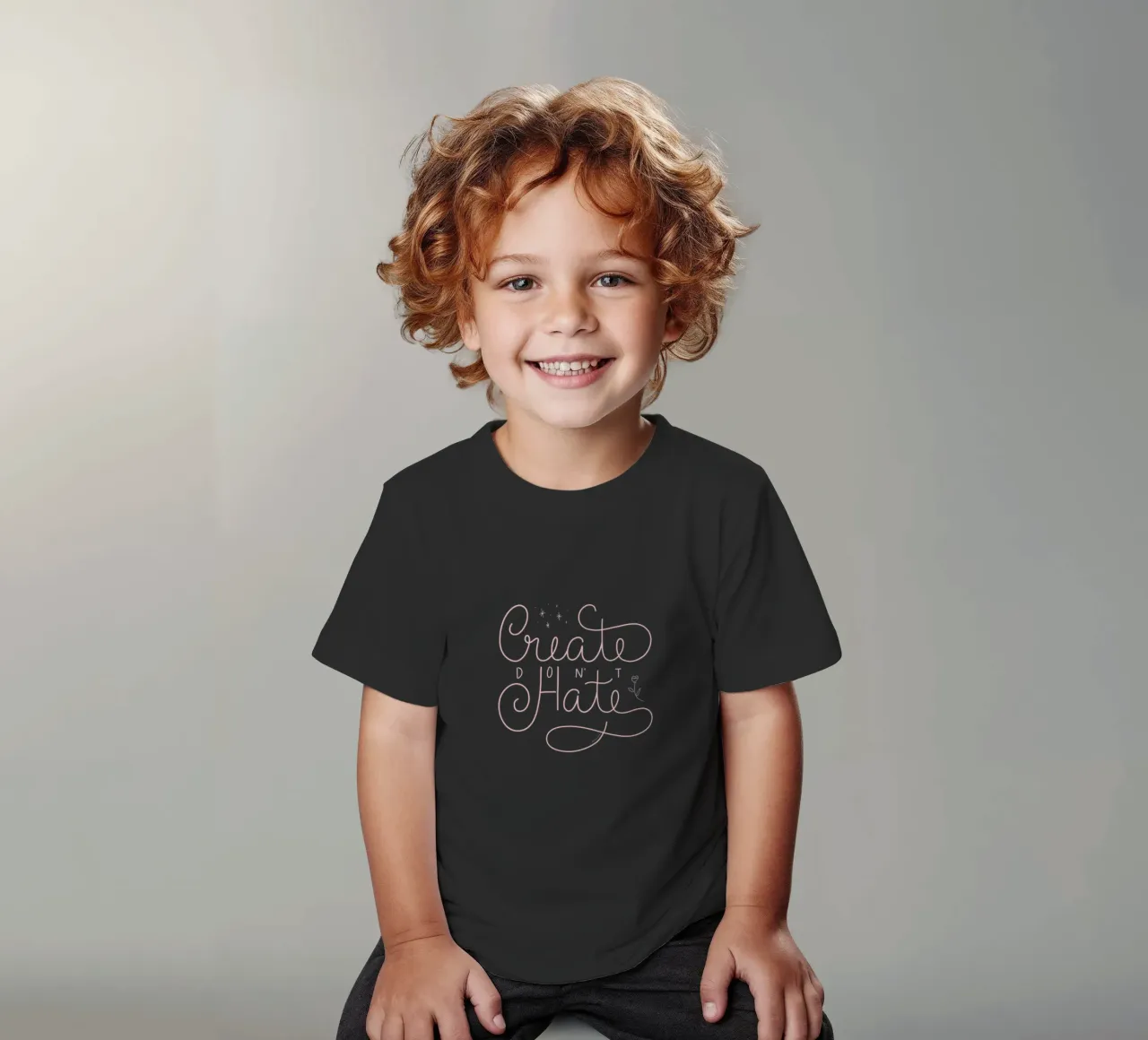 Create don't Hate kinder t-shirt van anisillustration