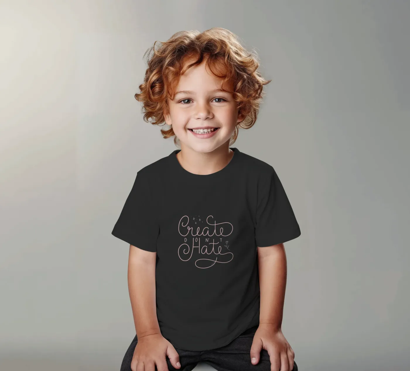Create don't Hate kinder t-shirt van anisillustration