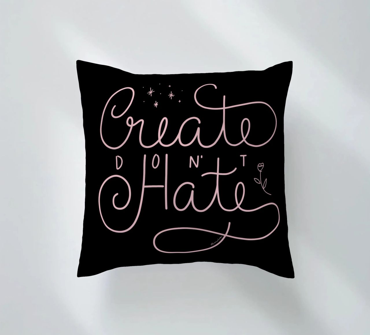 Create don't Hate cuscino da anisillustration