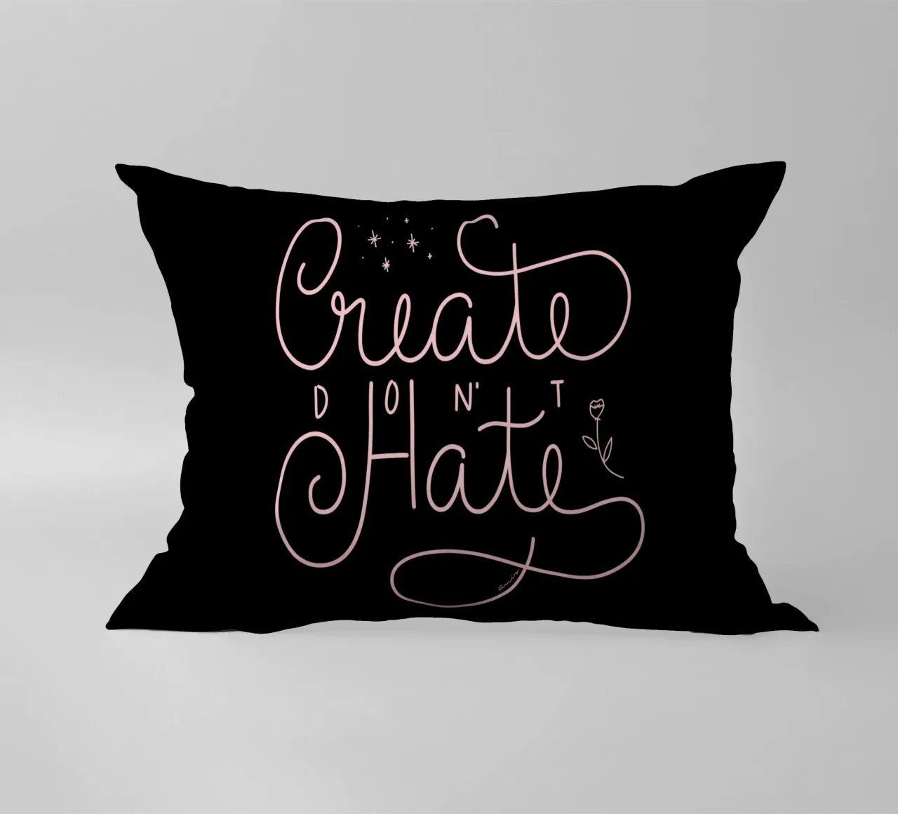 Create don't Hate cuscino da anisillustration